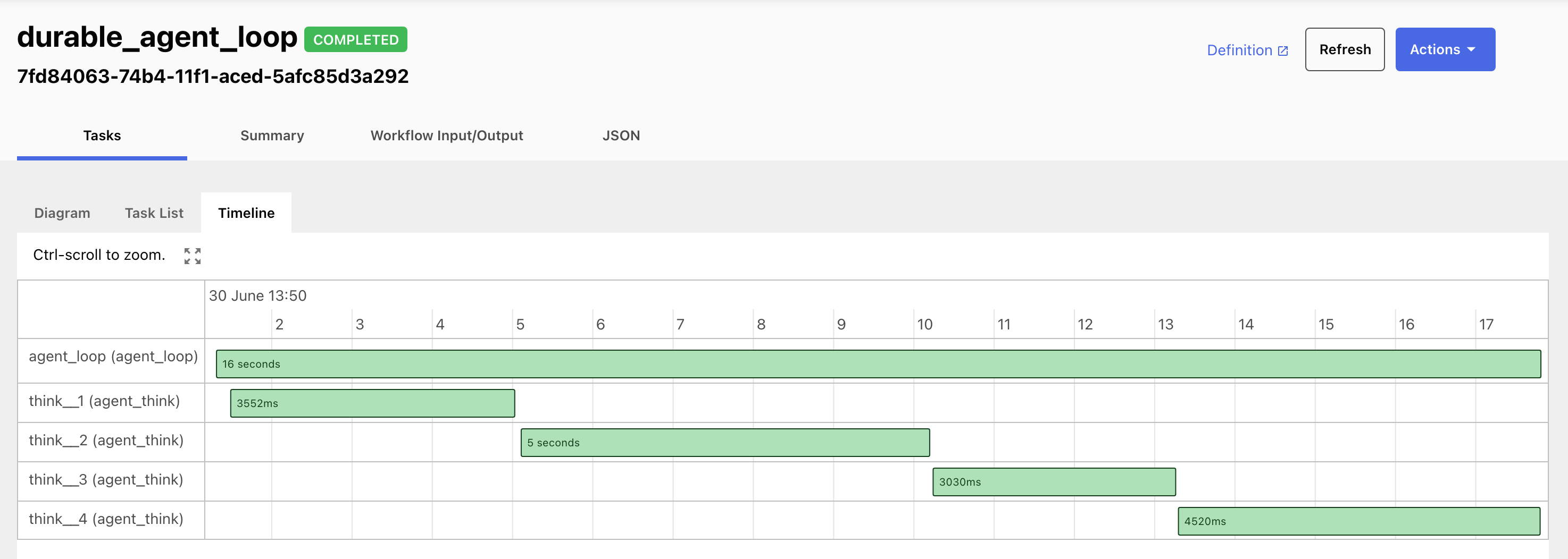 Four gpt-5.5 passes on the timeline